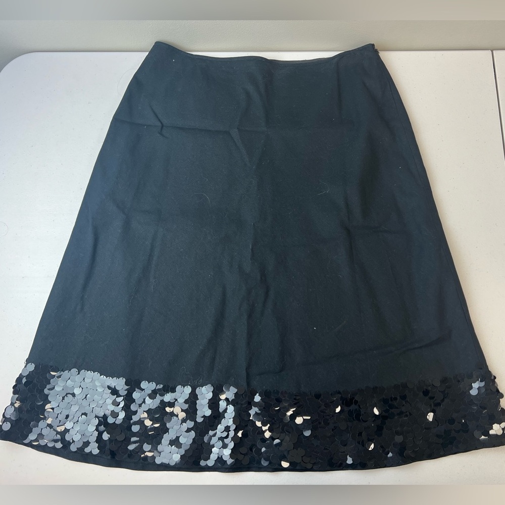 WDNY Black Sequin skirt